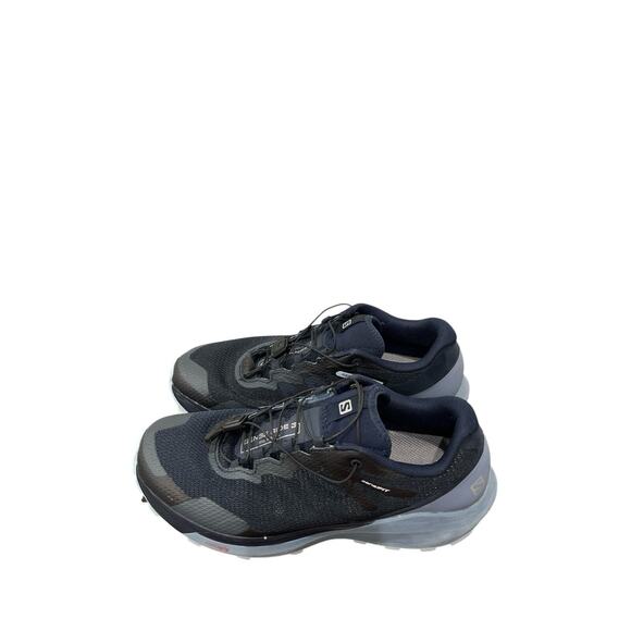 Salomón Sense Ride 3 Women’s Trail Running Shoes Navy Blue Size 8 - Picture 2 of 7